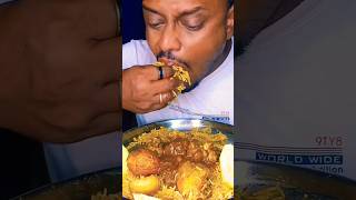 EATING CHICKEN BIRYANI WITH UNDA CURRY 🍛youtubeshorts eatingshow eating biriyani chickencurry [upl. by Ohcirej]