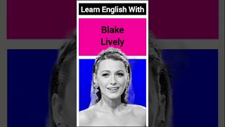 Blake Lively holloywood englishshortsenglishvocabulary shortsbollywood [upl. by Brahear]