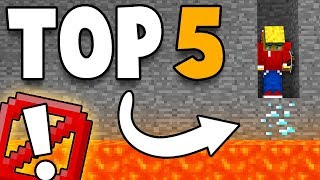 Top 5 Most FOOLISH Mistakes In Minecraft [upl. by Nirret806]