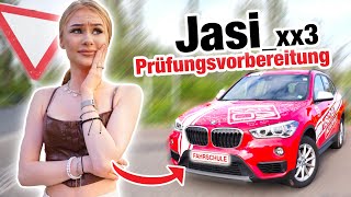 Fahrstunde Prüfungsvorbereitung mit Jasi Schwerpunkt Einparken 🚘  Fischer Academy [upl. by Samul533]