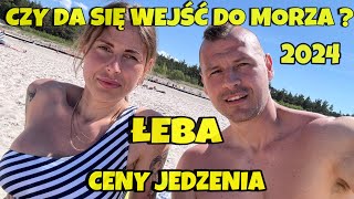 CENY JEDZENIA i CZY DA SIĘ WEJŚĆ DO MORZA  ŁEBA BAŁTYK 2024 PS TU ROSNĄ PALMY [upl. by Orlena]