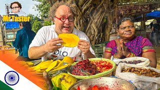 Authentic Indian Street Food Tour at Girgaon Chowpatty Mumbai India [upl. by Eidnac]