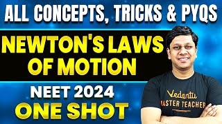 Newtons Laws of Motion In One Shot  All Concepts Tricks And PYQs  NEET 2024  Restart Series [upl. by Millard464]