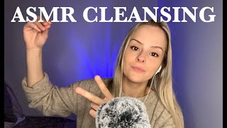 ASMR  Energy cleansing and massage with soft whispering LIMPIA amp REIKI [upl. by Jelks]