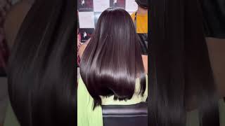 Keratin Treatment on Frizzy and wavy Hairs hair keratin frizzcontrol transformation smoothening [upl. by Yraeg]