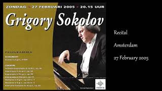 Grigory Sokolov  Piano recital  Amsterdam  27 February 2005  music by Schubert and Chopin [upl. by Deva]