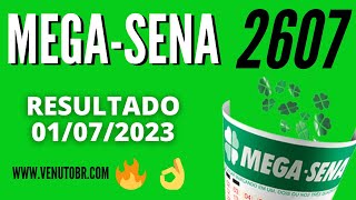 🍀 Resultado MegaSena 2607 [upl. by Ike]