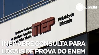 INEP abre consulta a locais de prova do Enem 2024 [upl. by Intruok]