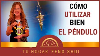 ✔ CÓMO USAR EL PENDULO 🌟 de RADIESTESIA en FENG SHUI ㊗️ [upl. by Tami]