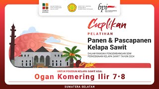 PELATIHAN PANEN amp PASCAPANEN KELAPA SAWIT  BPDPKS  BPI  OGAN KOMERING ILIR  JUNI 2024 [upl. by Revorg923]