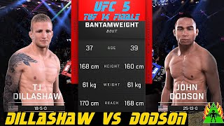 UFC 5  DILLASHAW VS DODSON [upl. by Areht623]