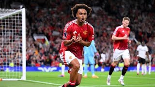 Joshua Zirkzee Debut Goal Rides Manchester United to Victory  EPL 202425 Season Match Review [upl. by Cooe936]