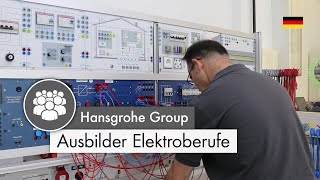 Ausbildung bei Hansgrohe  Lerne Christian Joos unseren Ausbilder für Elektroberufe kennen [upl. by Aivatnwahs]