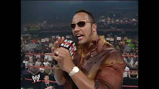 WWF Monday Night Raw  The Rock Promo The Big Slow 19990809 [upl. by Filemon889]