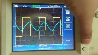 lab of astable multivibrator using opamp [upl. by Marijo]