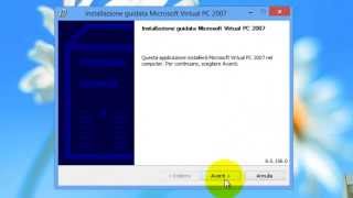 Microsoft Virtual PC 2007  SP1 x86  x64  fix per Windows 881 [upl. by Aihpled103]