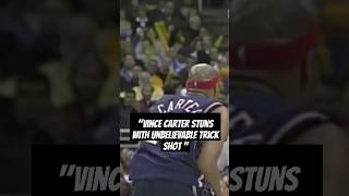 quotVince Carter Stuns with Unbelievable Trick Shot MidGamequot shorts [upl. by Ekle]