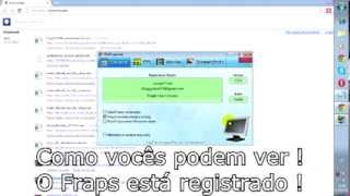 Baixando e instalando Fraps Completo e Registrado 2013 [upl. by Derby]