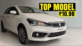 Maruti Suzuki Ciaz Alpha Top Model 2023 On Road Price Features Interior and Exterior Review [upl. by Marie-Jeanne]