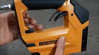 BOSTITCH OIL FREE PORTABLE AIR COMPRESSOR and Heavy Duty 38Inch Crown Stapler BTFP71875 PART 2 [upl. by Nyvar320]