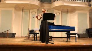 Sigfrid KargElert Caprice No 30 quotChaconnequot for flute solo Olga Ivusheikova [upl. by Eivla]