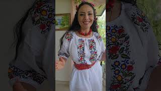 Romanian Easter ultrafeminine traditional white dress fashion romania summerdress [upl. by Yllas]