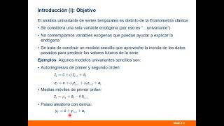 Modelización Univariante [upl. by Lulu]