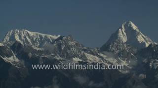 High peaks of Garhwal Chaukhamba Nilkanth Kamat and Mana [upl. by Melesa]