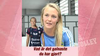 Magdalena Eriksson  På volley June 2019 translated [upl. by Abagael]