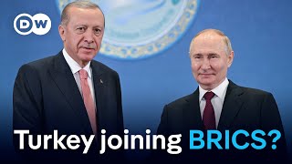 Why Turkey seeks to become first NATO member in BRICS  DW News [upl. by Ginder]