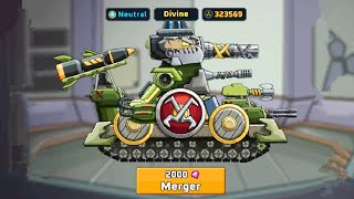 TANK ARENA STEEL BATTLE NEW TANK UNLOCK BARBARIAN KV6 MAX LVL 100TANK BATTLE [upl. by Hanae720]