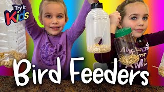 How To Make A Bird Feeder  DIY Homemade Plastic Bottle Bird Feeder [upl. by Celik]