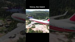 Drone view of Rotorua New Zealand [upl. by Nohsed]