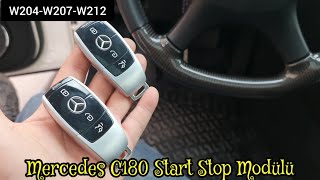 Mercedes C180 Start Stop Modülü  W204 Uzaktan Kumanda Motor Çalıştırma  2008  2014 [upl. by Nuahs]