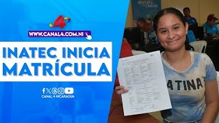 INATEC inicia matrícula para carreras técnicas 2024 con oferta educativa diversificada [upl. by Badr]