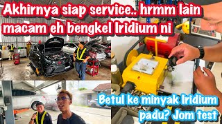 JOM TEST MINYAK HITAM PADU  IRIDIUM PADU  PERODUA MYVI G3 SERVICE LUAR FIRST TIME AWOKDEW [upl. by Johnson]