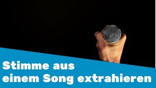 Stimme aus Song extrahieren  für Remix etc  28 Tipps in 30 Tagen [upl. by Eulalia231]