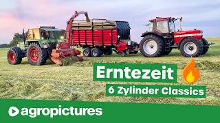 Mais häckseln mit Fendt Favorit 615 LS  Sechszylinder Traktor Sound Case 1455 MB Trac John Deere [upl. by Lewison]