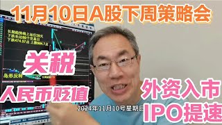 美股创历史新高！关税影响人民币贬值405点！IPO提速长期资金入市 [upl. by Opalina465]