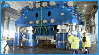 GIANT FORGING PRESS Large Bevel Gear Machining Process And Forging Machines In Working [upl. by Aicil]