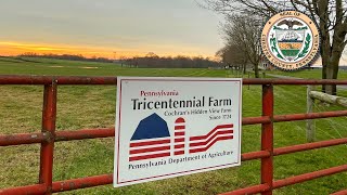 Chester County Officials Recognize Tricentennial Farm [upl. by Ahsotal]