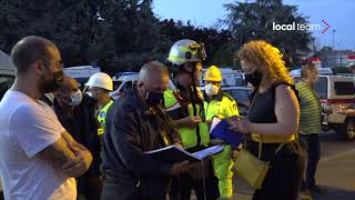 Milano la Protezione Civile parla Cristiano Cozzi [upl. by Chiquia]