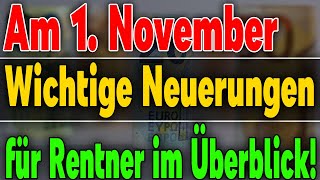 Erste Rentenzahlungen Informationen zur gesetzlichen Rentenversicherung ab 1 November [upl. by Kittie]