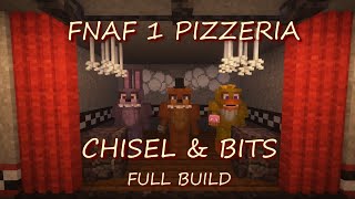 FNaF Minecraft Chisels amp Bits Build  Full Build [upl. by Assiar494]