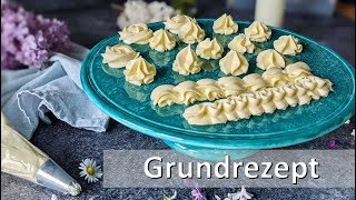 Grundrezept für deutsche Buttercreme mit Pudding [upl. by Nayve385]