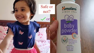 Is powder safe for our baby  can we use baby powder   Himalaya baby powder review [upl. by Isawk356]