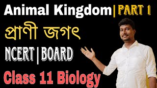 Class 11 Biology  Animal Kingdom  Chapter 4  AssameseEnglish [upl. by Annawot]