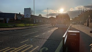 Stagecoach Route 4 39677 Departs John Street From Downhill To Doxford Park [upl. by Ennaeirb]