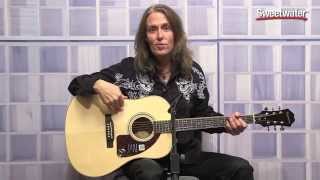 Epiphone AJ220S Acoustic Guitar Review  Sweetwater Sound [upl. by Edmondo]