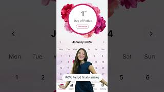 Period Tracker  Regular Periods  Pregnancy  Period Calendar [upl. by Utica]